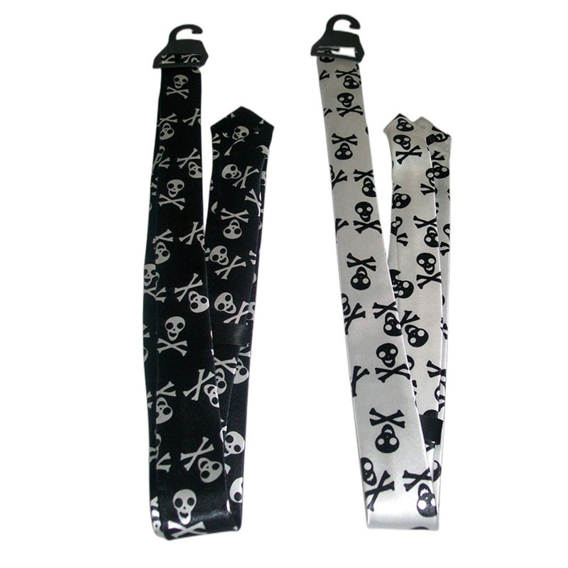 Narrow ties with skeleton print - NuSea