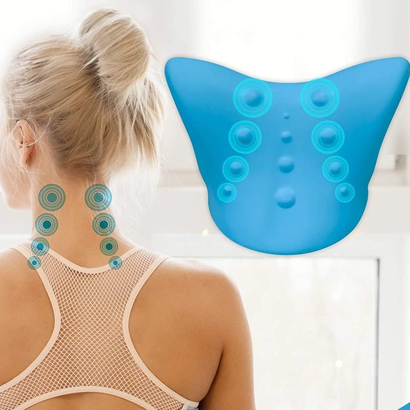 Neck and Shoulder Memory Foam Pillow Pain Relief Spine Aligning Tool - NuSea