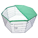 Net Cover Green for Pet Playpen Dog Cage 30in - NuSea