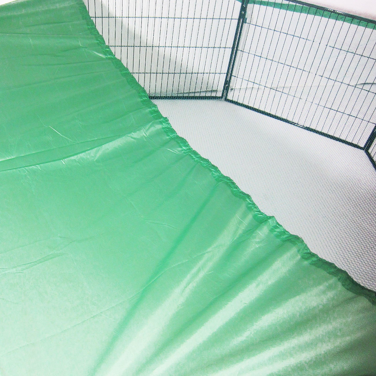 Net Cover Green for Pet Playpen Dog Cage 32in - NuSea