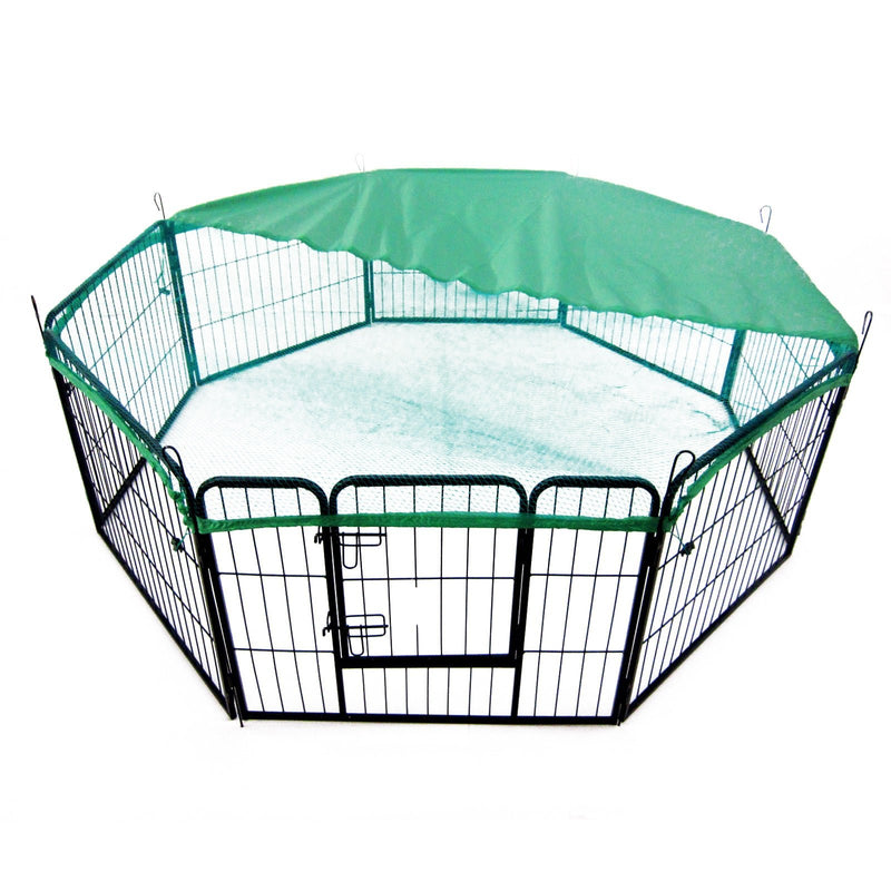 Net Cover Green for Pet Playpen Dog Cage 32in - NuSea