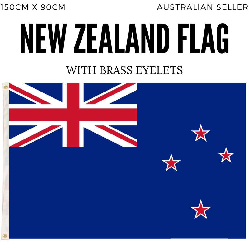 New Zealand Country Flag Kiwi Heavy Duty Outdoor Maori - 150cm x 90cm - NuSea