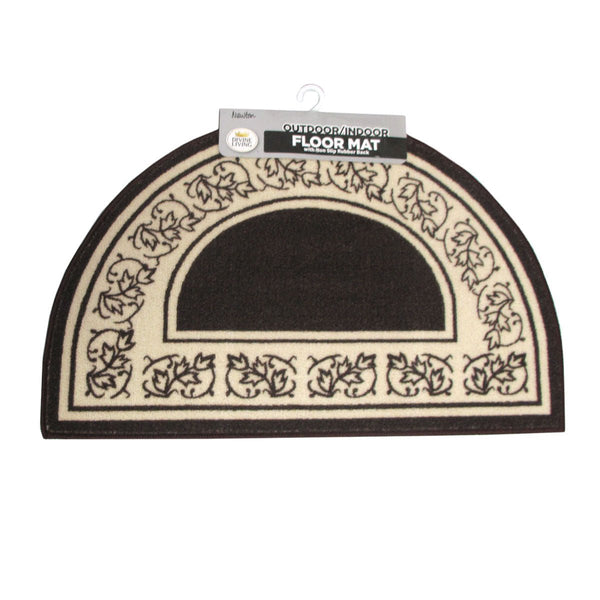 Newton Half Moon Floor Mat 50 x 80cm Coffee - NuSea