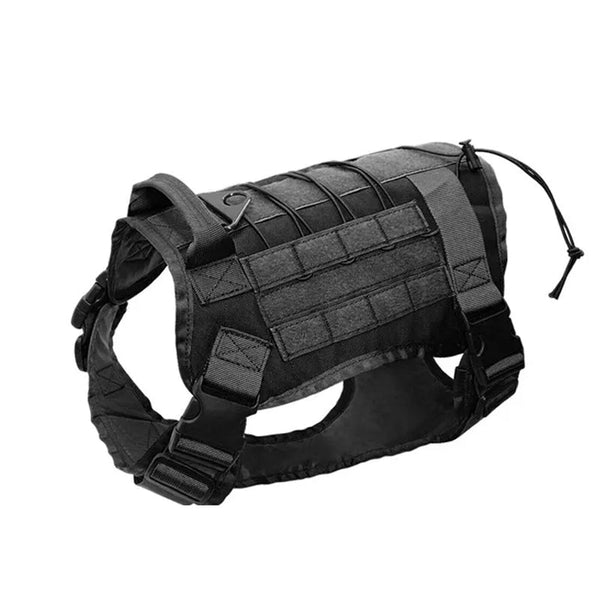 No Pull Adjustable Reflective Tactical Harness for Military Service Dogs - NuSea