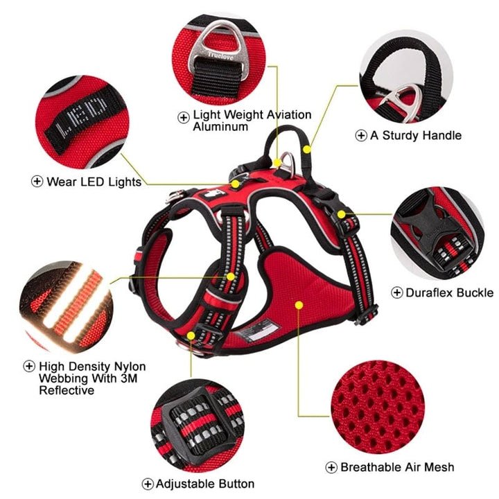 No Pull Harness Pink M - NuSea