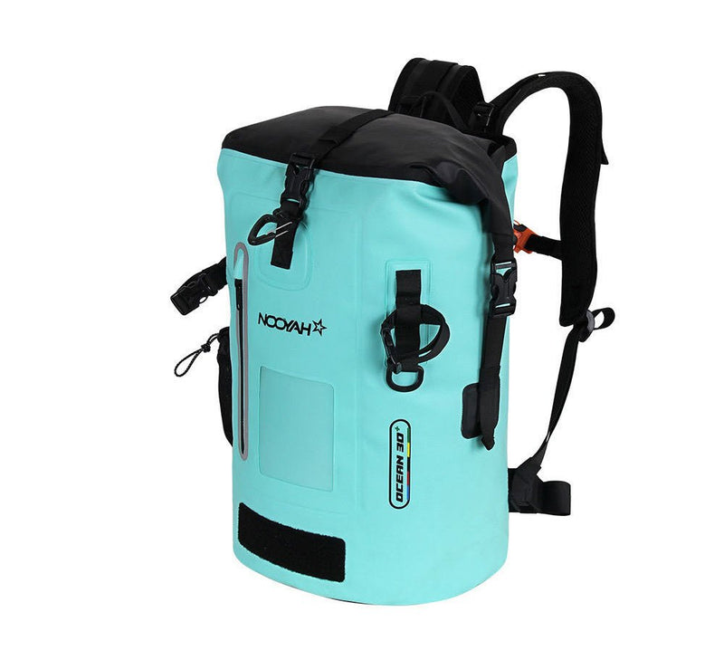 NOOYAH IPX8 Waterproof Bike Cycle Outdoor Sports Backpack Double - Layer Waterproof Bag MINT GREEN - NuSea