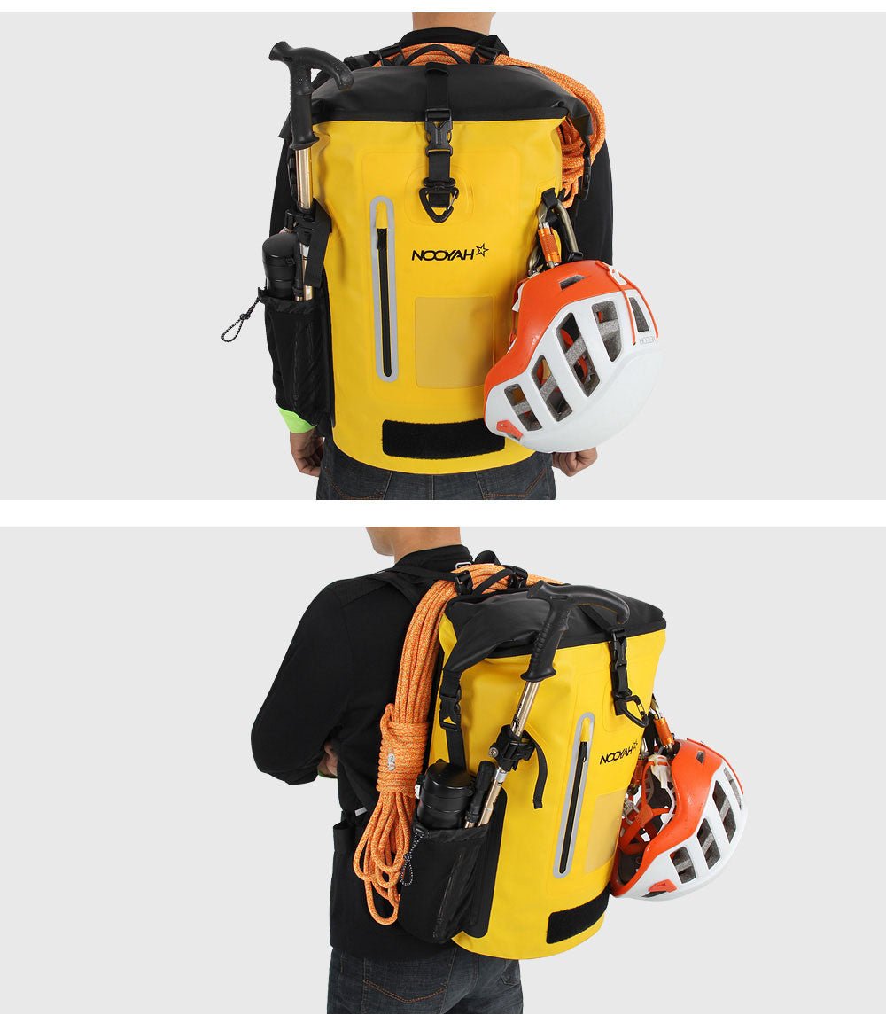 NOOYAH IPX8 Waterproof Bike Cycle Outdoor Sports Backpack Double - Layer Waterproof Bag MINT GREEN - NuSea