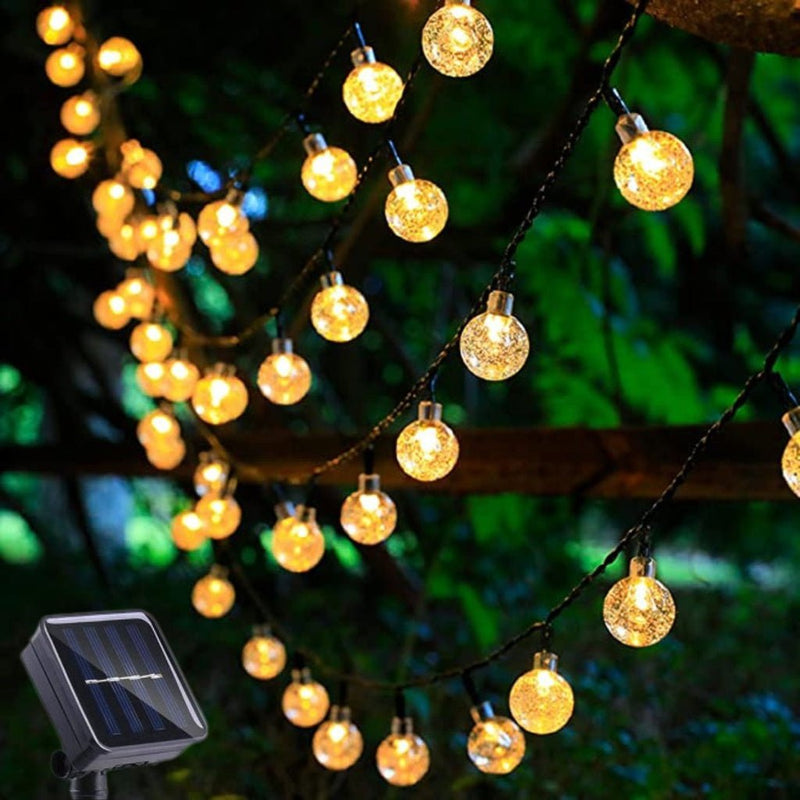 NOVEDEN 100 Light Bulb Solar String Light (Warm Light) - NuSea