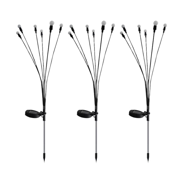 NOVEDEN 3 Pieces Solar Powered Firefly Lights (Warm) - NuSea