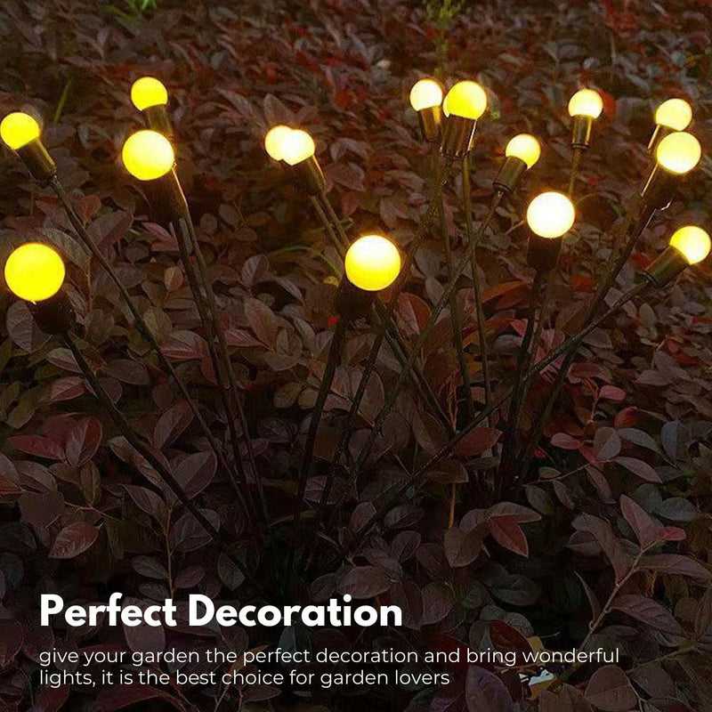 NOVEDEN 3 Pieces Solar Powered Firefly Lights (Warm) - NuSea