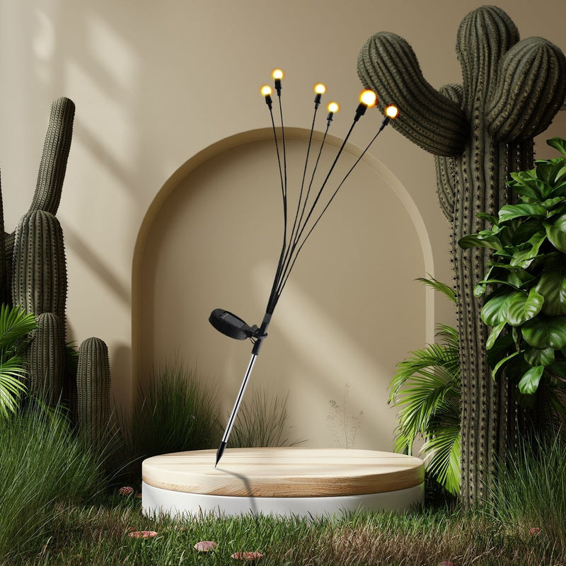 NOVEDEN 3 Pieces Solar Powered Firefly Lights (Warm) - NuSea