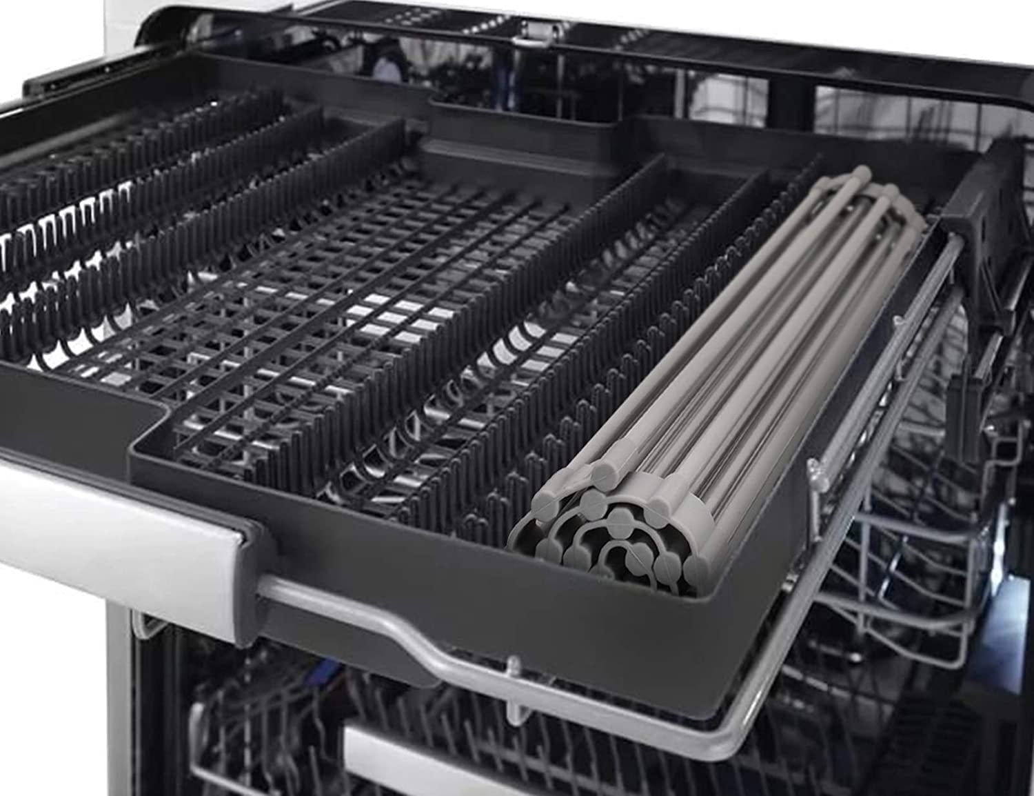 Over The Sink Multipurpose Roll - Up Dish Drying Rack (52 x 33 cm) - NuSea