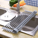 Over The Sink Multipurpose Roll - Up Dish Drying Rack (52 x 33 cm) - NuSea