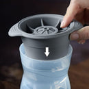 Pack of 2 Sphere Shape Ice Molds Quick Release Ice Ball Maker for Cocktail - NuSea