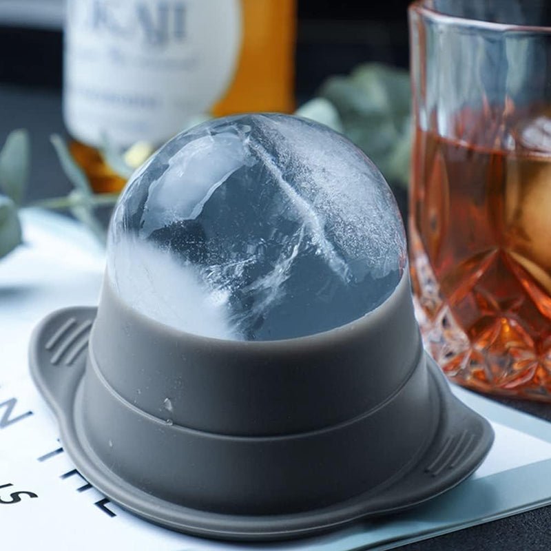 Pack of 2 Sphere Shape Ice Molds Quick Release Ice Ball Maker for Cocktail - NuSea