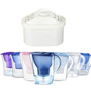 Pack of 6 Water Filter Pitcher Replacements Water Jar Cartridge Refills - NuSea