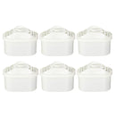 Pack of 6 Water Filter Pitcher Replacements Water Jar Cartridge Refills - NuSea