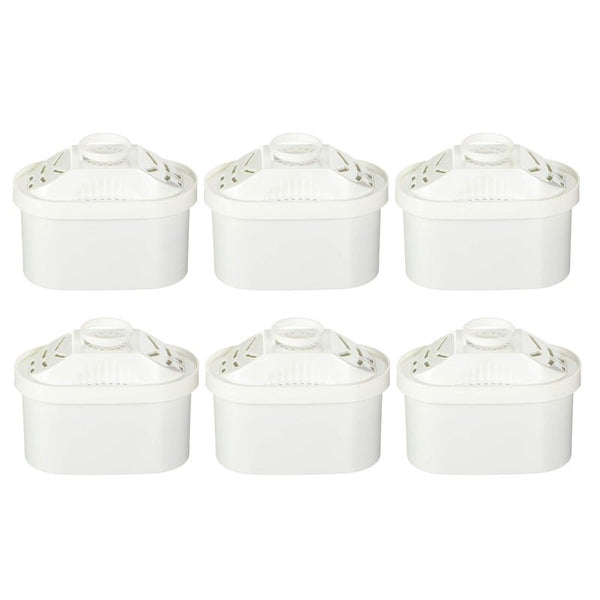Pack of 6 Water Filter Pitcher Replacements Water Jar Cartridge Refills - NuSea