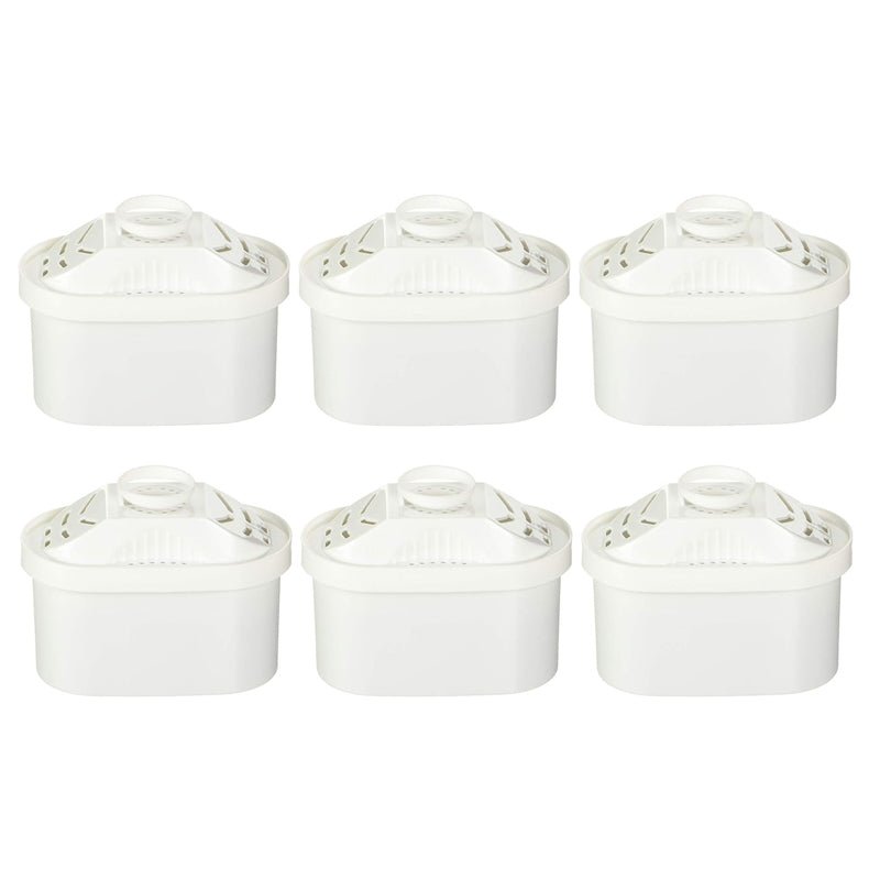 Pack of 6 Water Filter Pitcher Replacements Water Jar Cartridge Refills - NuSea