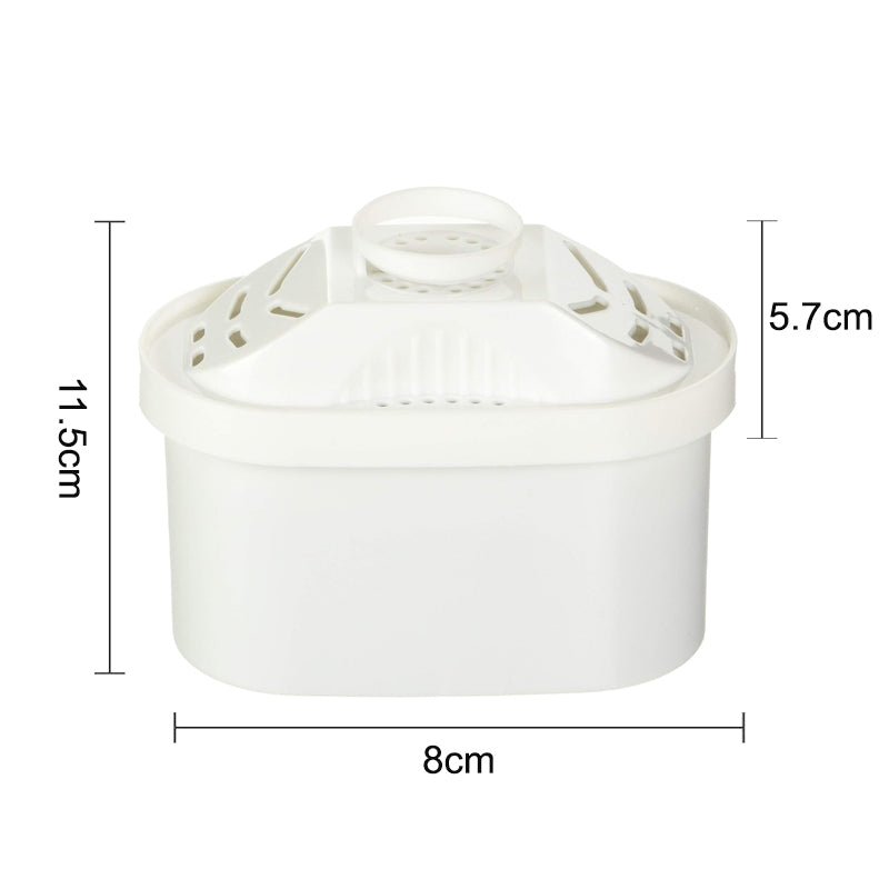 Pack of 6 Water Filter Pitcher Replacements Water Jar Cartridge Refills - NuSea