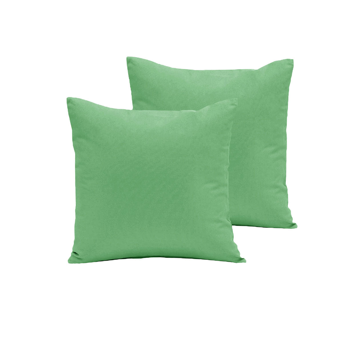 Pair of Polyester Cotton European Pillowcases Frost - NuSea