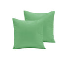 Pair of Polyester Cotton European Pillowcases Frost - NuSea
