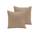 Pair of Polyester Cotton European Pillowcases Linen - NuSea