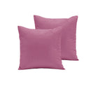Pair of Polyester Cotton European Pillowcases Plum - NuSea