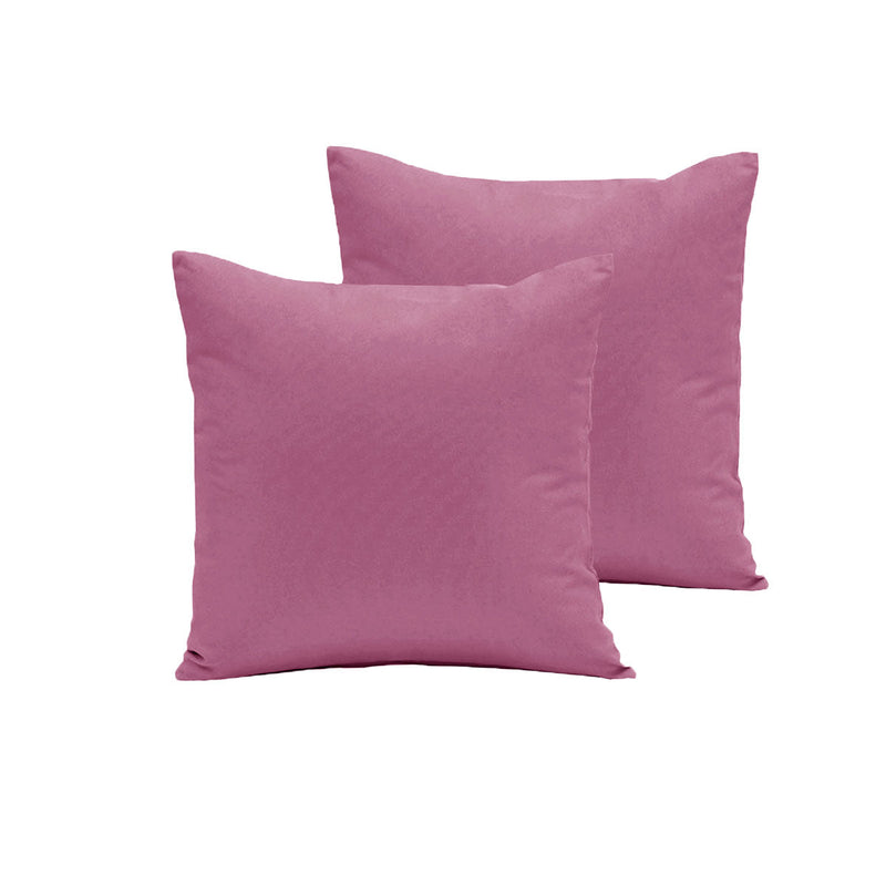 Pair of Polyester Cotton European Pillowcases Plum - NuSea