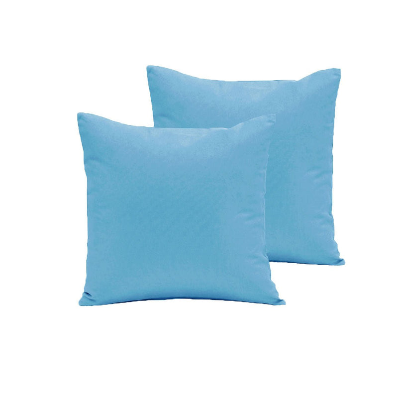 Pair of Polyester Cotton European Pillowcases Sky - NuSea