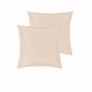 PepperMIll Satin European Pillowcases ( Pair ) APRICOT - NuSea