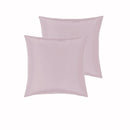 PepperMIll Satin European Pillowcases ( Pair ) CORAL - NuSea