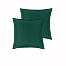 PepperMIll Satin European Pillowcases ( Pair ) FOREST - NuSea