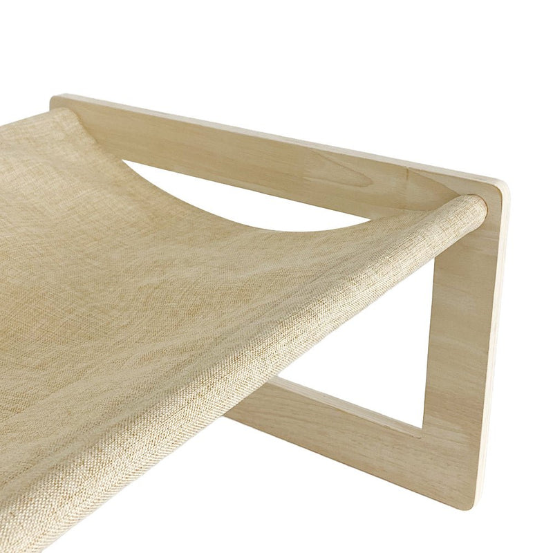 PETSWOL Breathable Cat Bed Wooden Cat Hammock - NuSea