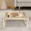 PETSWOL Breathable Cat Bed Wooden Cat Hammock - NuSea