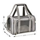 PETSWOL Cat Carriers Dog Carrier For Small Medium Cats Dogs Puppies - NuSea
