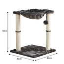 PETSWOL Cat Tower With Hammock And Scratching Posts - NuSea