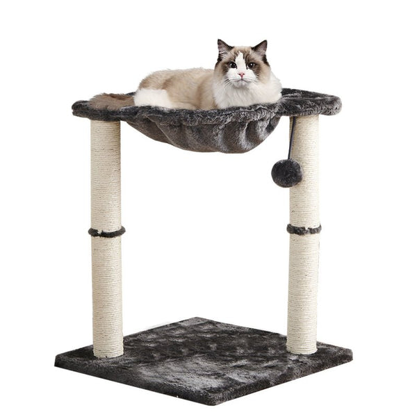 PETSWOL Cat Tower With Hammock And Scratching Posts - NuSea