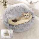 PETSWOL Cozy Burrowing Cave Pet Bed for Dogs and Cats - NuSea