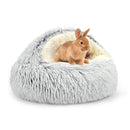 PETSWOL Cozy Burrowing Cave Pet Bed for Dogs and Cats - NuSea