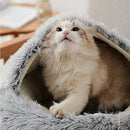 PETSWOL Cozy Burrowing Cave Pet Bed for Dogs and Cats - NuSea