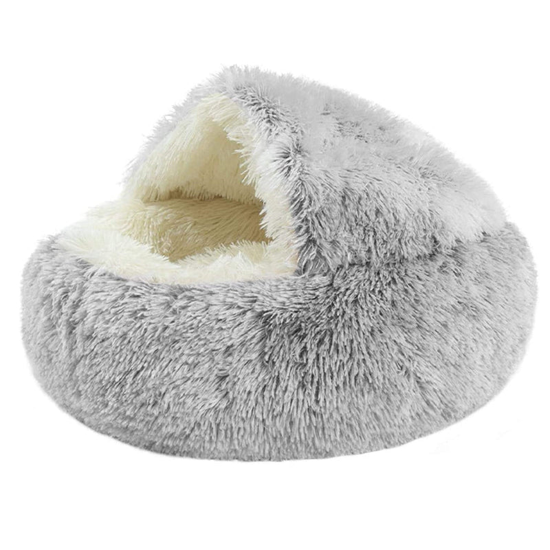 PETSWOL Cozy Burrowing Cave Pet Bed for Dogs and Cats - NuSea