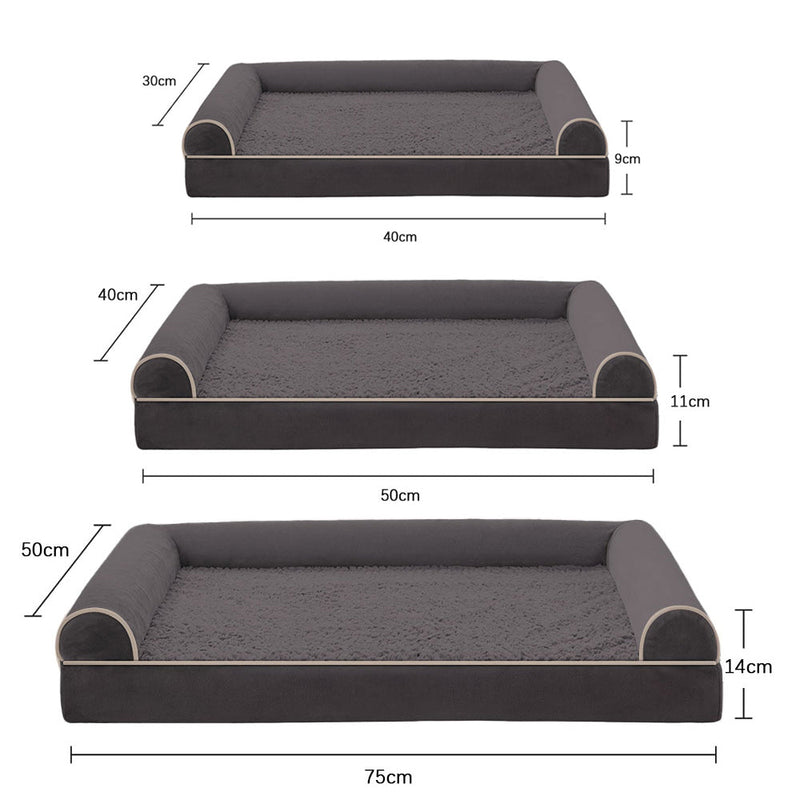PETSWOL Curved Design Four Seasons Pet Sofa Bed - NuSea