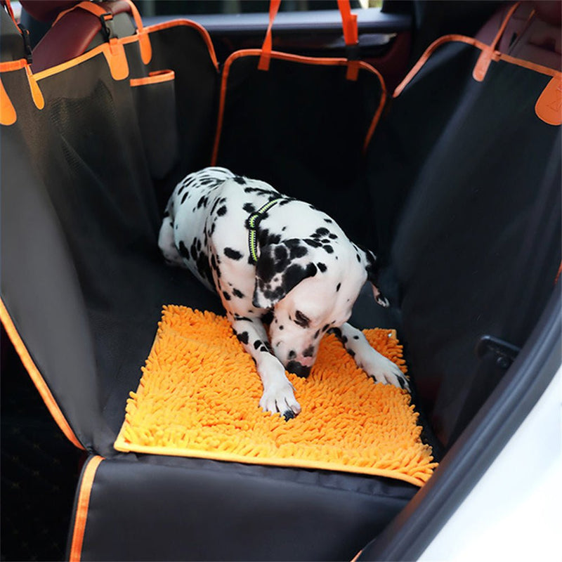 PETSWOL Dog Car Seat Cover with Snuffle Mat - NuSea