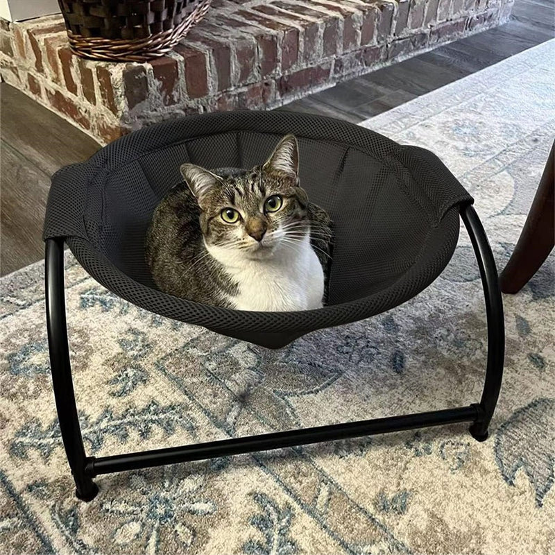 PETSWOL Elevated Cat Bed Dog Bed Pet Hammock Bed - NuSea