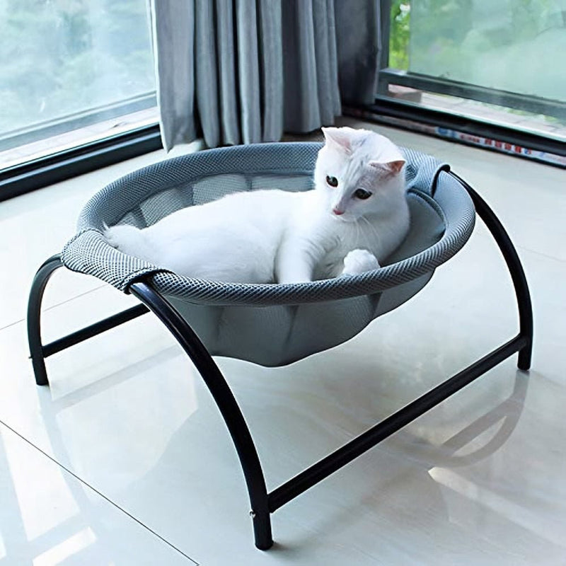PETSWOL Elevated Cat Bed Dog Bed Pet Hammock Bed - NuSea
