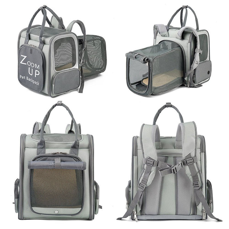 PETSWOL Expandable Pet Carrier Backpack - NuSea