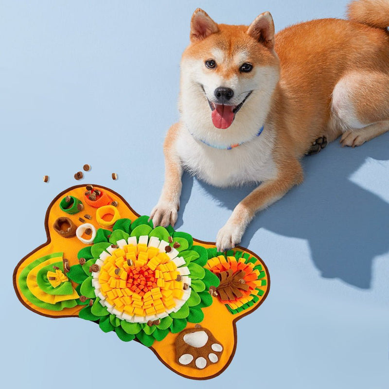 PETSWOL Pet Snuffle Mat With Puzzle For Dogs - NuSea