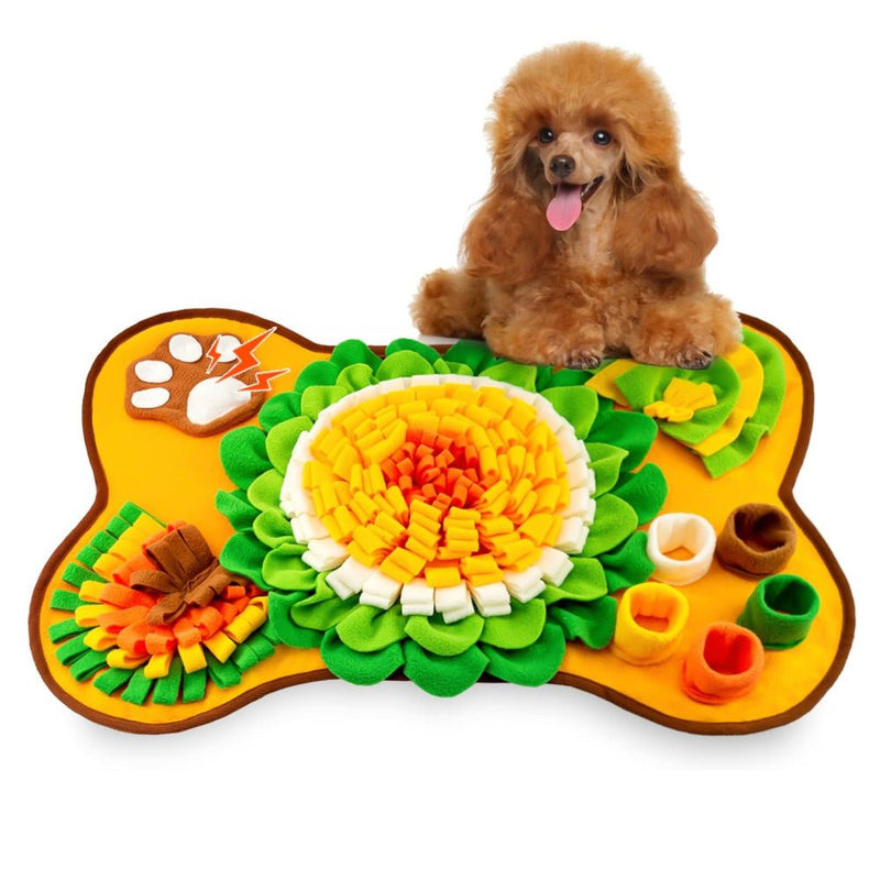 PETSWOL Pet Snuffle Mat With Puzzle For Dogs - NuSea