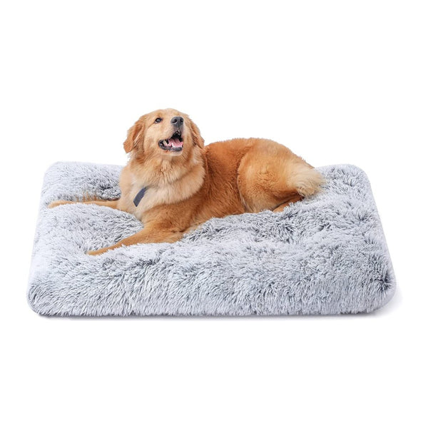 PETSWOL Plush and Cozy Pet Mat for Ultimate Comfort and Warmth - Light Grey - NuSea